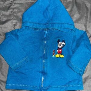 Disney‎ Store Vintage Mickey Mouse Infant Zip up Jacket